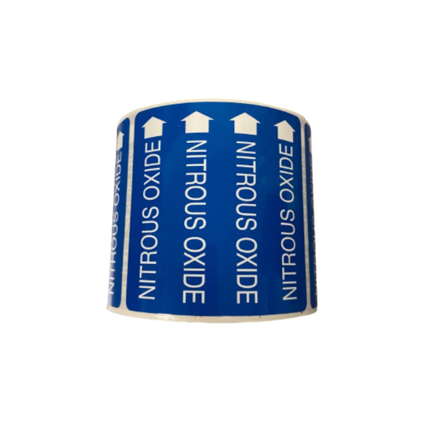 Medical Gas Pipe Labels