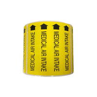 Medical Gas Pipe Labels