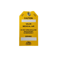 Medical Gas Valve Tags