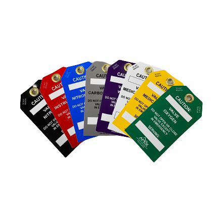 Medical Gas Valve Tags