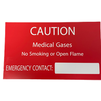 Medical Gas Signs